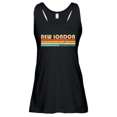 New London Ct Connecticut Funny City Home Roots Ladies Essential Flowy Tank