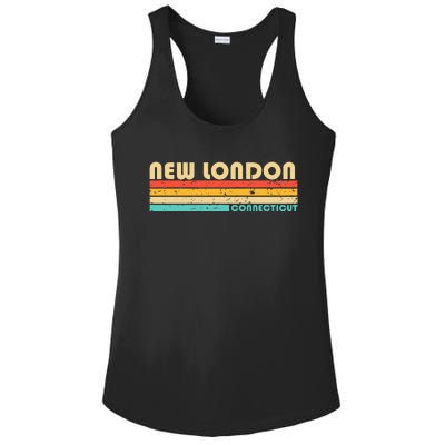 New London Ct Connecticut Funny City Home Roots Ladies PosiCharge Competitor Racerback Tank