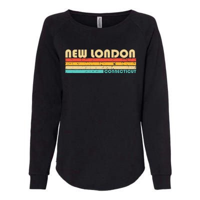 New London Ct Connecticut Funny City Home Roots Womens California Wash Sweatshirt