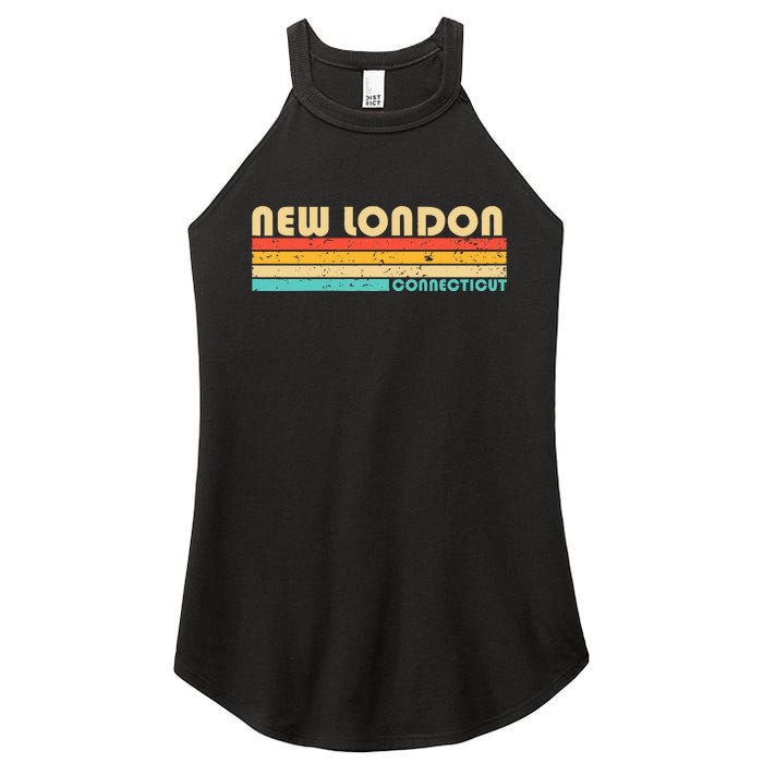 New London Ct Connecticut Funny City Home Roots Women's Perfect Tri Rocker Tank