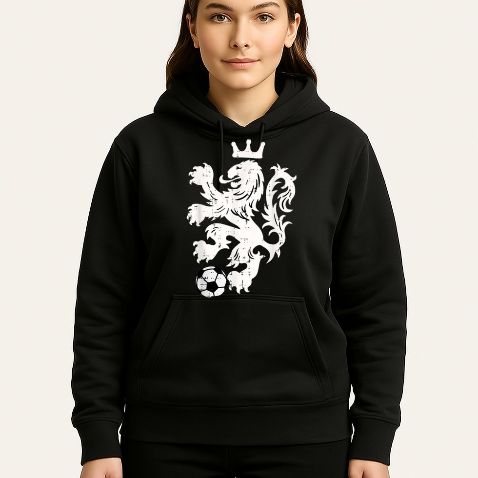 Netherlands Lion Dutch Orange Soccer Fan    Hoodie