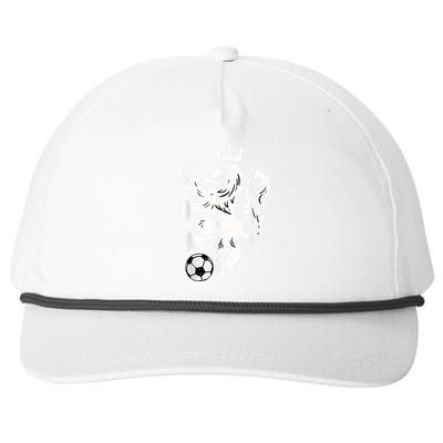 Netherlands Lion Dutch Orange Soccer Fan    Snapback Five-Panel Rope Hat