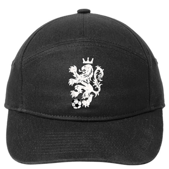 Netherlands Lion Dutch Orange Soccer Fan    7-Panel Snapback Hat