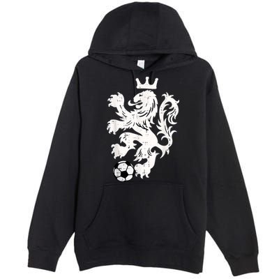 Netherlands Lion Dutch Orange Soccer Fan    Premium Pullover Hoodie