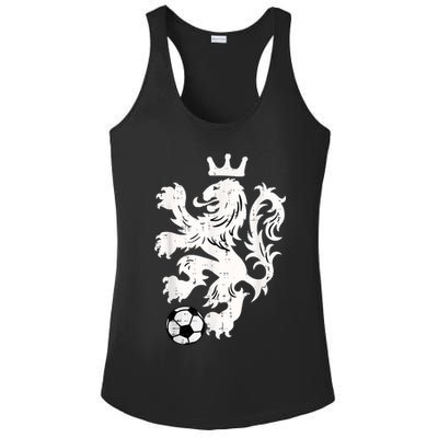 Netherlands Lion Dutch Orange Soccer Fan    Ladies PosiCharge Competitor Racerback Tank