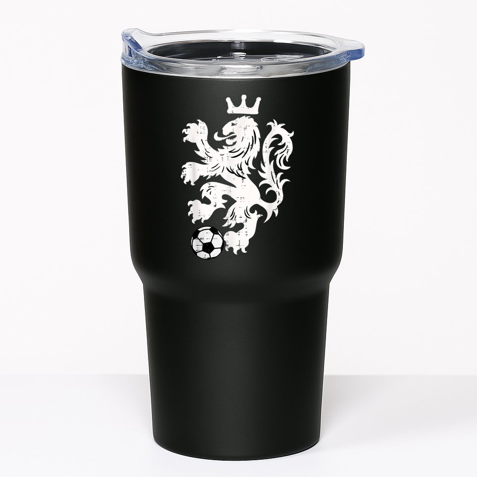 Netherlands Lion Dutch Orange Soccer Fan    Tumbler