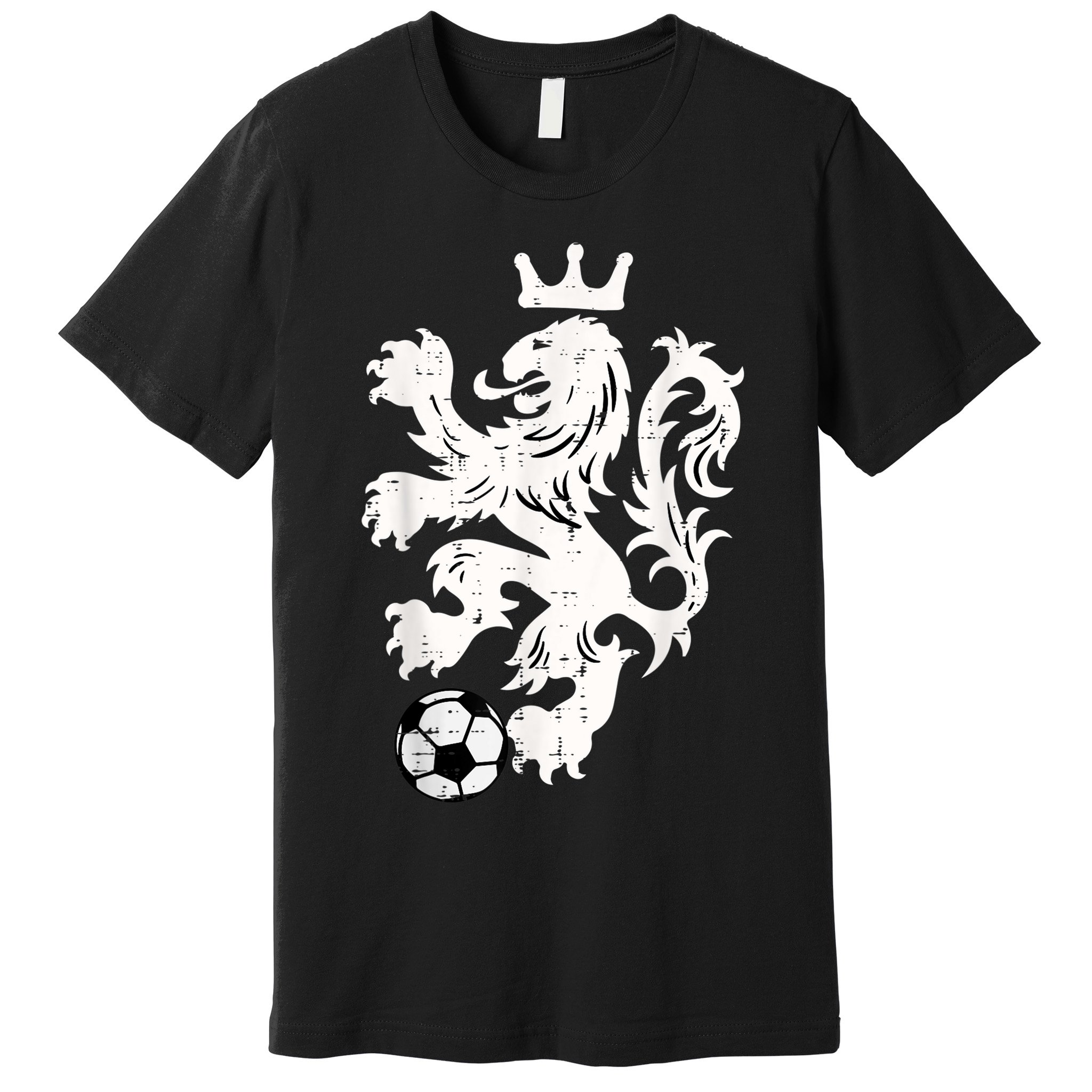 Netherlands Lion Dutch Orange Soccer Fan    Premium T-Shirt