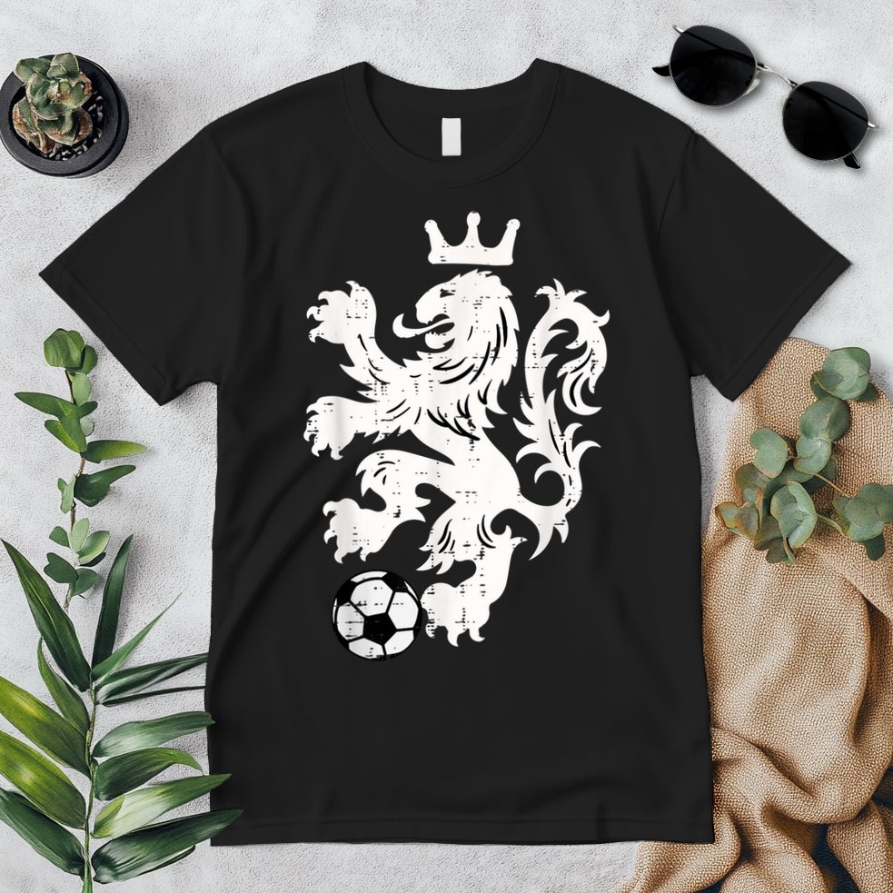 Netherlands Lion Dutch Orange Soccer Fan    Premium T-Shirt
