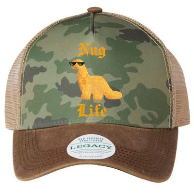 Nug Life Dino Nuggs Dino Chicken Nuggets Dinosaur Nugget Legacy Tie Dye Trucker Hat