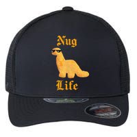 Nug Life Dino Nuggs Dino Chicken Nuggets Dinosaur Nugget Flexfit Unipanel Trucker Cap