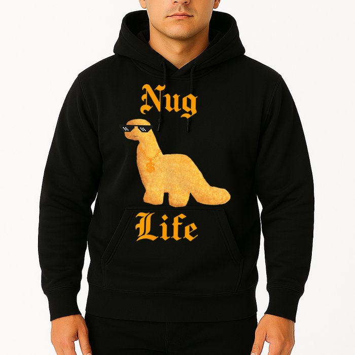 Nug Life Dino Nuggs Dino Chicken Nuggets Dinosaur Nugget Hoodie
