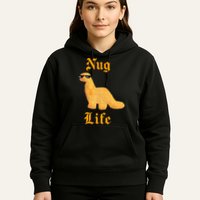 Nug Life Dino Nuggs Dino Chicken Nuggets Dinosaur Nugget Hoodie