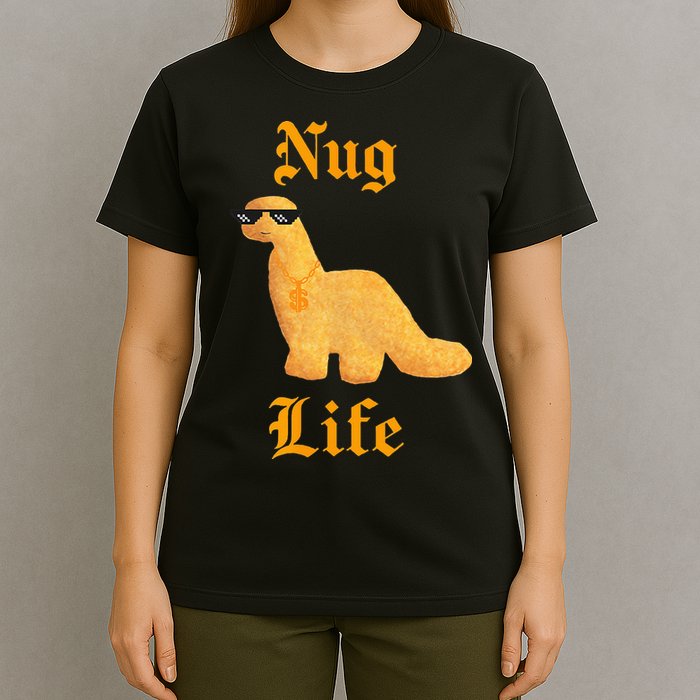 Nug Life Dino Nuggs Dino Chicken Nuggets Dinosaur Nugget T-Shirt