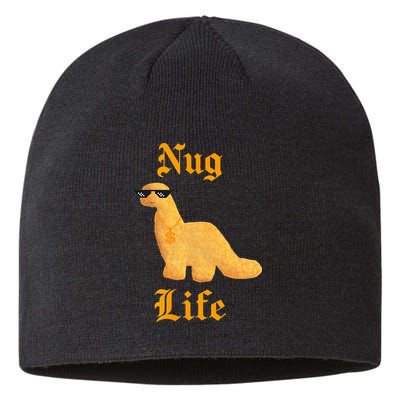 Nug Life Dino Nuggs Dino Chicken Nuggets Dinosaur Nugget Sustainable Beanie