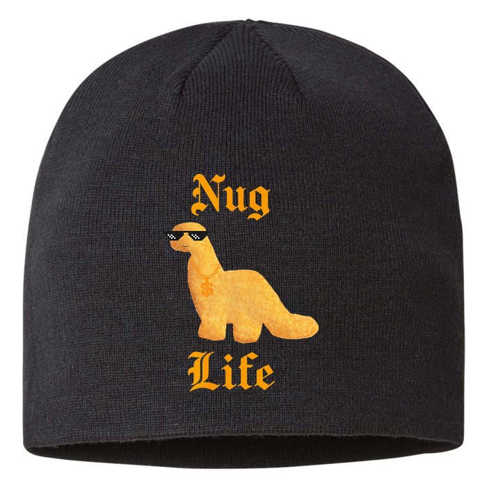 Nug Life Dino Nuggs Dino Chicken Nuggets Dinosaur Nugget Sustainable Beanie