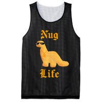 Nug Life Dino Nuggs Dino Chicken Nuggets Dinosaur Nugget Mesh Reversible Basketball Jersey Tank