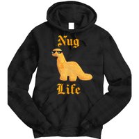 Nug Life Dino Nuggs Dino Chicken Nuggets Dinosaur Nugget Tie Dye Hoodie