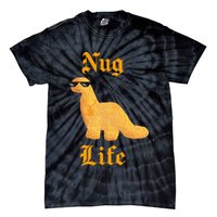 Nug Life Dino Nuggs Dino Chicken Nuggets Dinosaur Nugget Tie-Dye T-Shirt