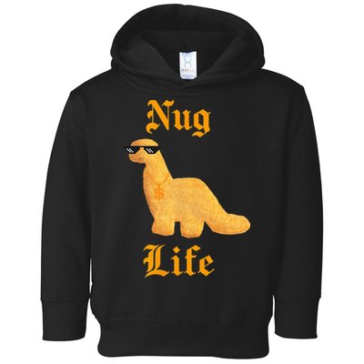 Nug Life Dino Nuggs Dino Chicken Nuggets Dinosaur Nugget Toddler Hoodie