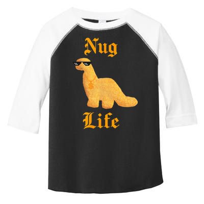 Nug Life Dino Nuggs Dino Chicken Nuggets Dinosaur Nugget Toddler Fine Jersey T-Shirt