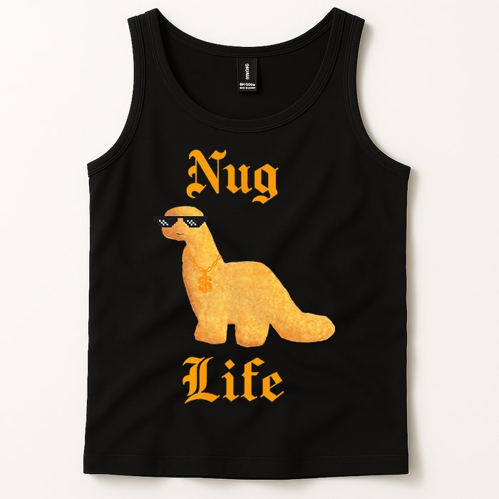 Nug Life Dino Nuggs Dino Chicken Nuggets Dinosaur Nugget Tank Top