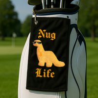 Nug Life Dino Nuggs Dino Chicken Nuggets Dinosaur Nugget Golf Towel