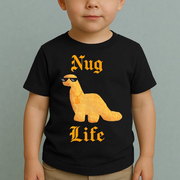 Nug Life Dino Nuggs Dino Chicken Nuggets Dinosaur Nugget Toddler T-Shirt