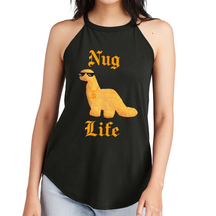 Nug Life Dino Nuggs Dino Chicken Nuggets Dinosaur Nugget Women's Perfect Tri Rocker Tank