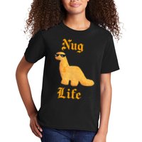 Nug Life Dino Nuggs Dino Chicken Nuggets Dinosaur Nugget Kids T-Shirt