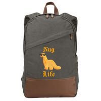 Nug Life Dino Nuggs Dino Chicken Nuggets Dinosaur Nugget Cotton Canvas Backpack