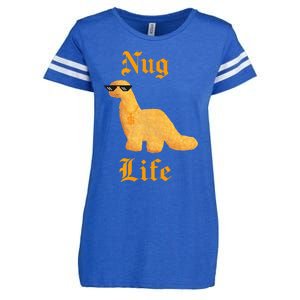 Nug Life Dino Nuggs Dino Chicken Nuggets Dinosaur Nugget Enza Ladies Jersey Football T-Shirt