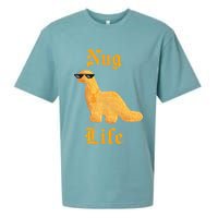 Nug Life Dino Nuggs Dino Chicken Nuggets Dinosaur Nugget Sueded Cloud Jersey T-Shirt