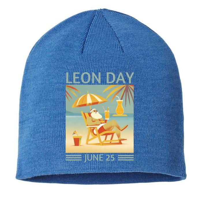 National Leon Day June 25 Noel Christmas Gift Sustainable Beanie