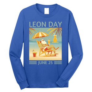 National Leon Day June 25 Noel Christmas Great Gift Long Sleeve Shirt