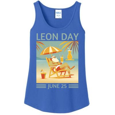 National Leon Day June 25 Noel Christmas Great Gift Ladies Essential Tank