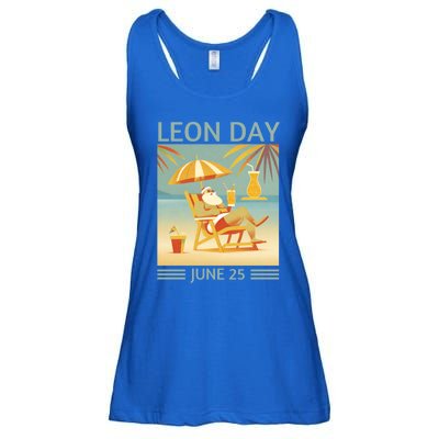 National Leon Day June 25 Noel Christmas Great Gift Ladies Essential Flowy Tank