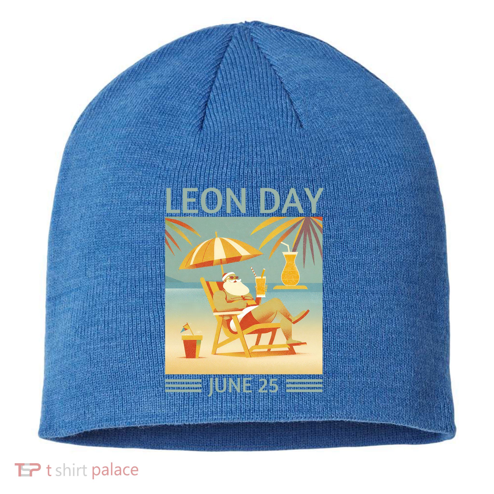 National Leon Day June 25 Noel Christmas Great Gift Sustainable Beanie