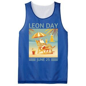 National Leon Day June 25 Noel Christmas Great Gift Mesh Reversible Basketball Jersey Tank