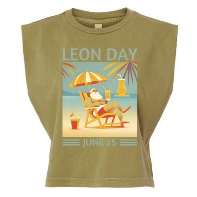 National Leon Day June 25 Noel Christmas Great Gift Garment-Dyed Women's Muscle Tee