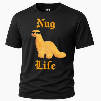 Nug Life Dino Nuggs Dino Chicken Nuggets Dinosaur Nugget Performance Shirt