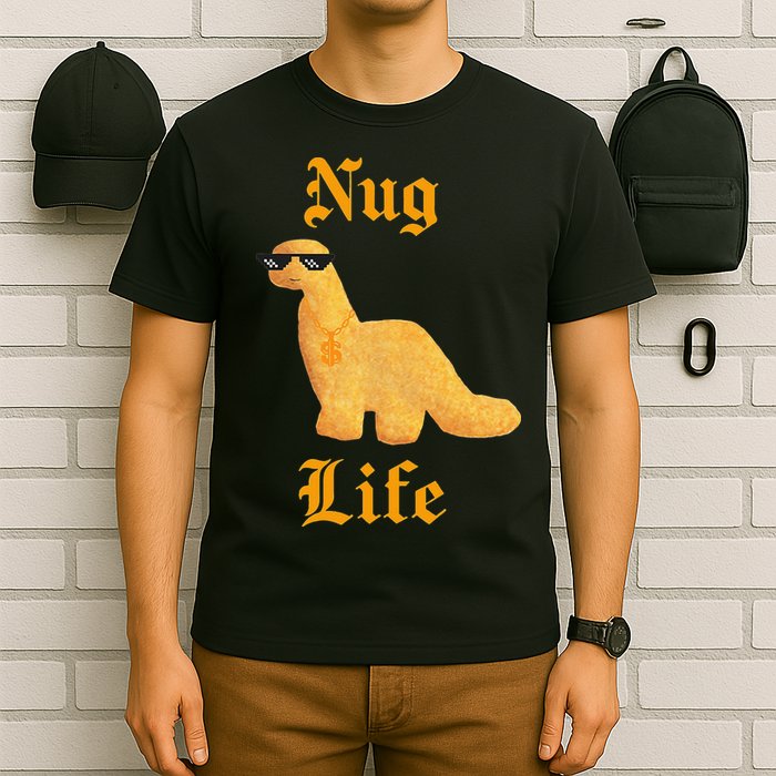 Nug Life Dino Nuggs Dino Chicken Nuggets Dinosaur Nugget T-Shirt