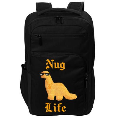 Nug Life Dino Nuggs Dino Chicken Nuggets Dinosaur Nugget Impact Tech Backpack