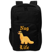 Nug Life Dino Nuggs Dino Chicken Nuggets Dinosaur Nugget Impact Tech Backpack
