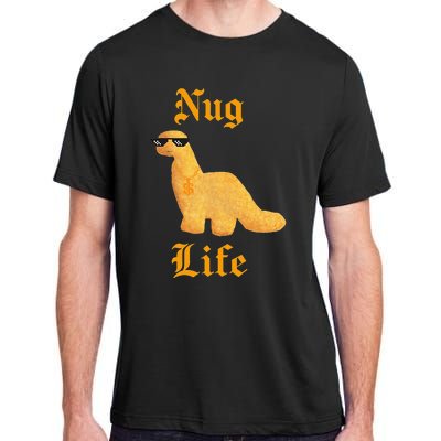 Nug Life Dino Nuggs Dino Chicken Nuggets Dinosaur Nugget Adult ChromaSoft Performance T-Shirt