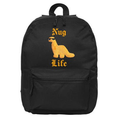 Nug Life Dino Nuggs Dino Chicken Nuggets Dinosaur Nugget 16 in Basic Backpack