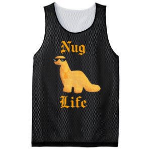 Nug Life Dino Nuggs Dino Chicken Nuggets Dinosaur Nugget Mesh Reversible Basketball Jersey Tank