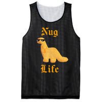 Nug Life Dino Nuggs Dino Chicken Nuggets Dinosaur Nugget Mesh Reversible Basketball Jersey Tank