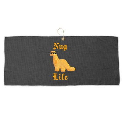 Nug Life Dino Nuggs Dino Chicken Nuggets Dinosaur Nugget Large Microfiber Waffle Golf Towel