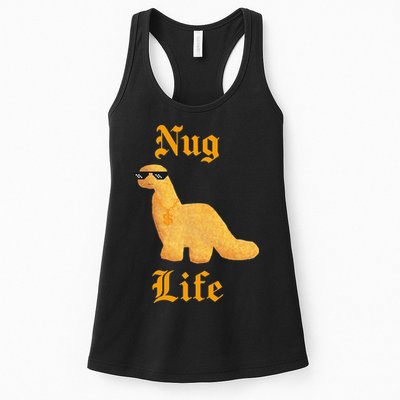 Nug Life Dino Nuggs Dino Chicken Nuggets Dinosaur Nugget Womens Tank Top