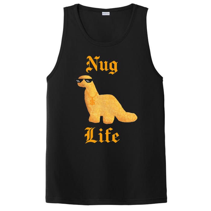 Nug Life Dino Nuggs Dino Chicken Nuggets Dinosaur Nugget PosiCharge Competitor Tank